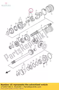 Suzuki 2720073813 conjunto conjunto - Lado inferior