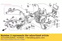 32103MCS000, Honda, sub harness, injector honda st 1300 2002 2003 2004 2006 2007 2008 2009 2010, New