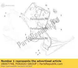 Qui puoi ordinare controscudo da Piaggio Group , con numero parte 1B007748: