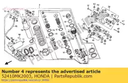 Aqui você pode pedir o nenhuma descrição disponível no momento em Honda , com o número da peça 52410MK2003: