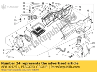 AP8104251, Aprilia, soupape de reniflard d'huile, Nouveau