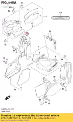 Ici, vous pouvez commander le couverture comp, côté auprès de Suzuki , avec le numéro de pièce 4714041F00019: