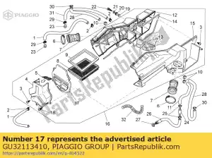 Piaggio Group GU32113410 cover - Bottom side