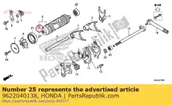 Aquí puede pedir rodillo, 4x13. 8 de Honda , con el número de pieza 9622040138: