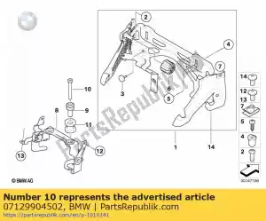 bmw 07129904502 parafuso isa - m8x60 zns3 - Lado inferior