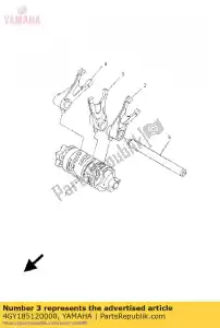 yamaha 4GY185120000 forcella, maiusc 2 - Il fondo