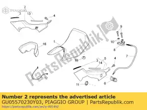 Piaggio Group GU05570230Y03 body panel - Bottom side