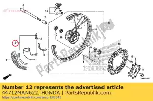 honda 44712MAN622 d?tka, opona (pirelli) (ma21) - Dół