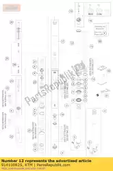 Qui puoi ordinare set molla d43,8 l465 3,8n / mm da KTM , con numero parte 91410082S: