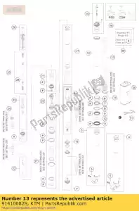 ktm 91410082S set molla d43,8 l465 3,8n / mm - Il fondo