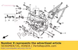 bewaker, l. Motor van Honda, met onderdeel nummer 50360MEN730, bestel je hier online: