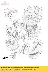 Qui puoi ordinare piatto, coperchio da Yamaha , con numero parte 1D71747100P2: