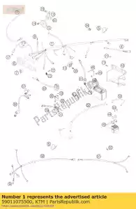 ktm 59011075500 cablaggio 250-525exc eu03 - Il fondo