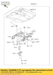 Tutaj możesz zamówić pokrycie siedzenia, por. Czerwony zx1000mff od Kawasaki , z numerem części 530650019816: