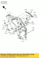 321900196, Kawasaki, staffa motore, sx zx1000d6f kawasaki zx 1000 2006 2007 2008 2009 2010, Nuovo