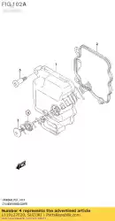 Here you can order the washer,head cov from Suzuki, with part number 1119127E20: