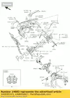 140930315, Kawasaki, couvercle, intérieur, lh kawasaki ninja h2r  p 1000 , Nouveau