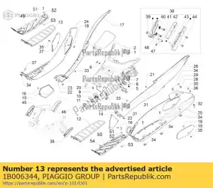 Piaggio Group 1B006344 prawa mata - Dół