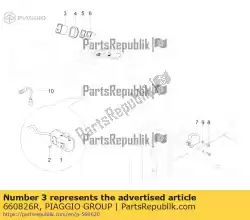 Here you can order the turn signal switch from Piaggio Group, with part number 660826R: