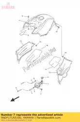 Ici, vous pouvez commander le couvercle, haut auprès de Yamaha , avec le numéro de pièce 5NDF171A5100: