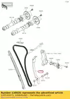 120530075, Kawasaki, prowadnik, rr er650a6s kawasaki  er-6f er-6n kle klz vulcan 650 1000 2006 2007 2008 2009 2010 2011 2012 2013 2014 2015 2016 2017 2018 2019 2020 2021, Nowy