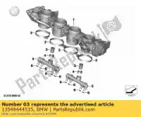 13549444535, BMW, zegel, bypass-lijn bmw  1000 2019 2020 2021, Nieuw