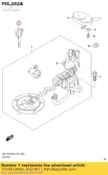 Tutaj możesz zamówić klucz, pusty od Suzuki , z numerem części 3714613K00: