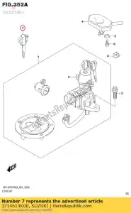 suzuki 3714613K00 klucz, pusty - Dół