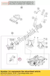 Here you can order the fuel pipe cpl. From KTM, with part number 60341013044: