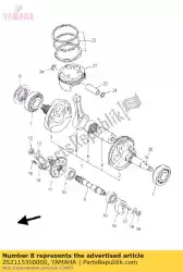 geschakeld rijden van Yamaha, met onderdeel nummer 2S2115360000, bestel je hier online: