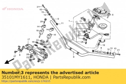 Hier finden Sie die keine beschreibung verfügbar von Honda. Mit der Teilenummer 35101MY1611 online bestellen:
