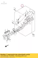 1431049H30, Suzuki, cuerpo, silenciador suzuki rm z250 250 , Nuevo