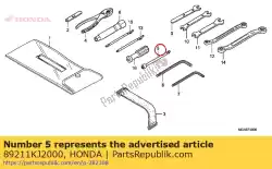 Aquí puede pedir llave, caja (8 mm) de Honda , con el número de pieza 89211KJ2000: