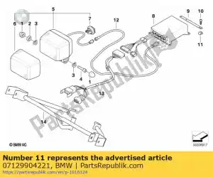 bmw 07129904221 body nut - st4,2-3-zns3 - Bottom side