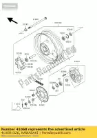 410681326, Kawasaki, assale, rr kawasaki zx6r ninja g zx7rr n zx7r p zxr  r l j zx9r b h zx750 k zxr750 zx 9r 7r 7rr 6r 600 750 900 , Nuovo