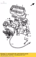 3415043440, Suzuki, kap, meter suzuki gsx  e eu es ef gsx550 gsx550esfu 550 , Nieuw