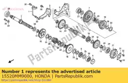 Here you can order the no description available at the moment from Honda, with part number 15520MM9000: