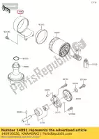 140910626, Kawasaki, dekking ej650a6f kawasaki  w 650 800 1999 2001 2002 2003 2004 2005 2006 2011 2012 2013 2014 2016 2018, Nieuw