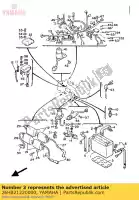 26H821220000, Yamaha, assento, bateria yamaha xvz xvztd venture royal 1300 12 13, Novo