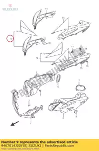 suzuki 9467014J00YSF cover comp, inta - Onderkant