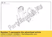 14561115020, Honda, perno, ajuste del tensor de la cadena de levas honda cb xr 50 80 1971 1972 1973 1974 1975 1976 1977 1978 1979 1980 1981 1982 1985 1986 1987 1990 1991 1992 1993 1994, Nuevo