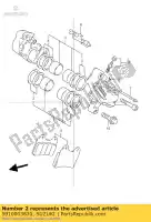 5910003830, Suzuki, jeu de joints, piston suzuki gsx inazuma  gsx1200 1200 , Nouveau