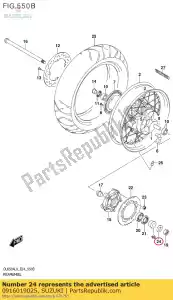 suzuki 0916019025 arandela (19x32x32) - Lado inferior