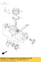 0926334013, Suzuki, roulement, manivelle p suzuki lt r450 quadracer limited r450z 450 , Nouveau