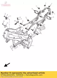 Aquí puede pedir tornillo de Yamaha , con el número de pieza 9700L0602000: