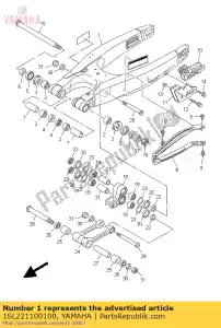 yamaha 1SL221100100 braccio posteriore comp. - Il fondo