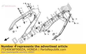 Honda 77240KWF900ZA pokrywa, ogon ligatur * nh1 * - Dół