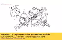 90001MN8000, Honda, parafuso, especial, 5x12 honda cbr ntv nx 650 1000 1988 1989 1990 1991 1992 1993 1994 1995 1996 1997 1998 1999, Novo