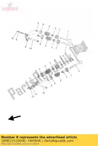 yamaha 1B9E21510000 arm, kleptuimelaar - Onderkant