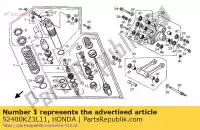 52400KZ3L11, Honda, cuscino, posteriore honda cr  r cr250r 250 , Nuovo